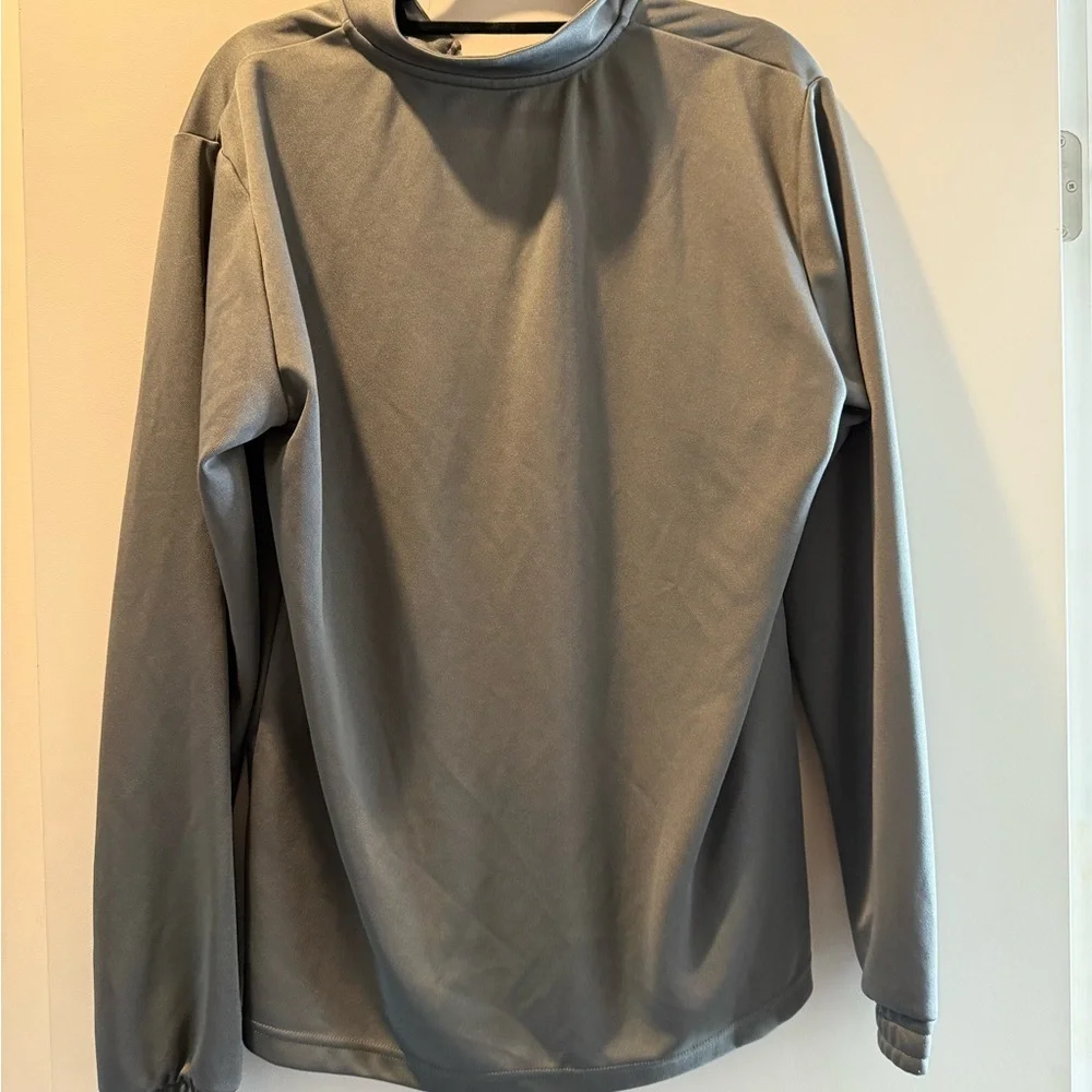 Adidas Gray Quarter Zip Top - Picture 4 of 4
